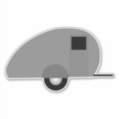 CAMPER RETRO TEARDROP STICKER DECAL DIE CUT (Devant)