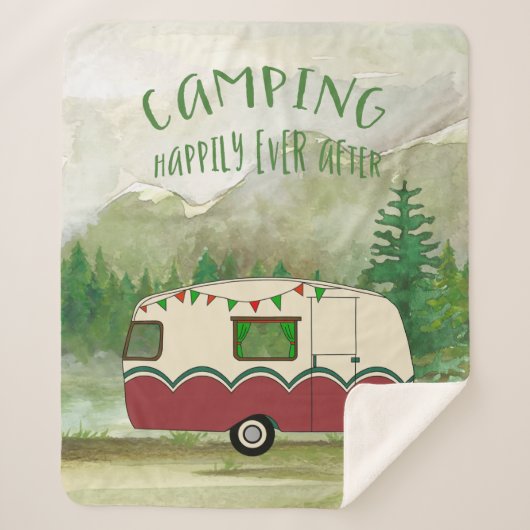 Camper Sherpa Blanket Deken (Voorkant)