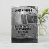 CAMPER TRAILER BRUILOFT uitnodigingen