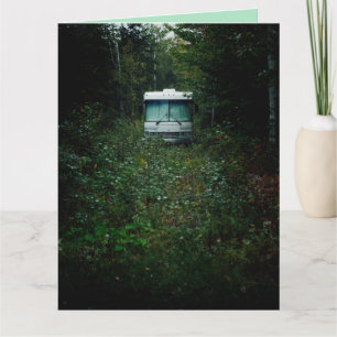 CAMPER TRAILER FUNNY BIRTHDAY WENSKAART KAART