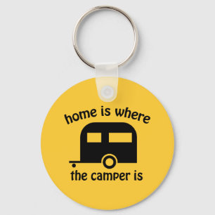 Camper Trailer Home Funny Sleutelhanger