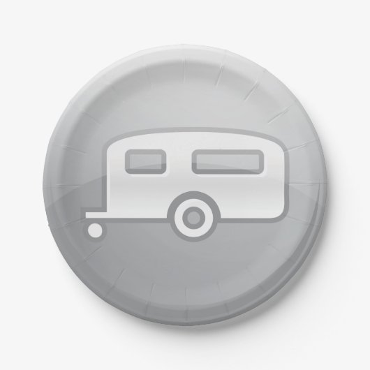 Camper Trailer Papieren Bordje (Voorkant)