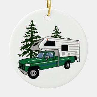 Camper Truck Keramisch Ornament