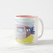 Camper Tweekleurige Koffiemok (Voorkant rechts)