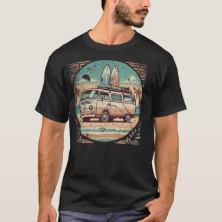 Camper Van Beach T-shirt