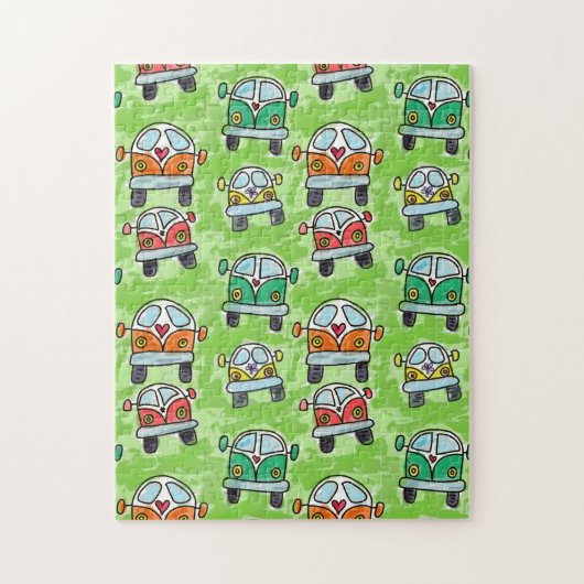 Camper Van Road Trip Legpuzzel (Verticaal)