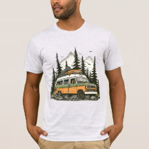  camper van roadtrip T-shirt: het perfecte cadeau
