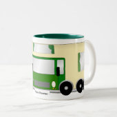 Camper Van/RV Tweekleurige Koffiemok (Voorkant rechts)
