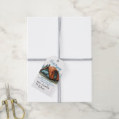 Camper Verjaardag Cadeaulabel (Met Touw)