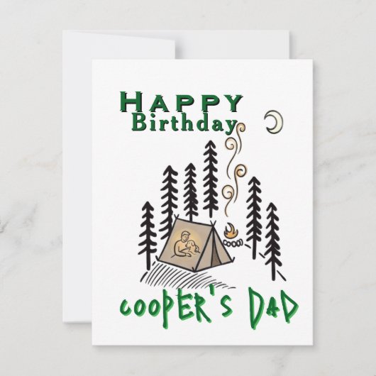 Camper Verjaardag Kaart (Voorkant)