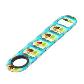 Camper Vintage Retro customisé (Devant angulaire)