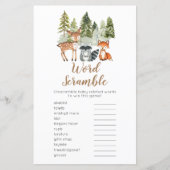 Camper Word Scramble Deer Animal adventure (Voorkant)