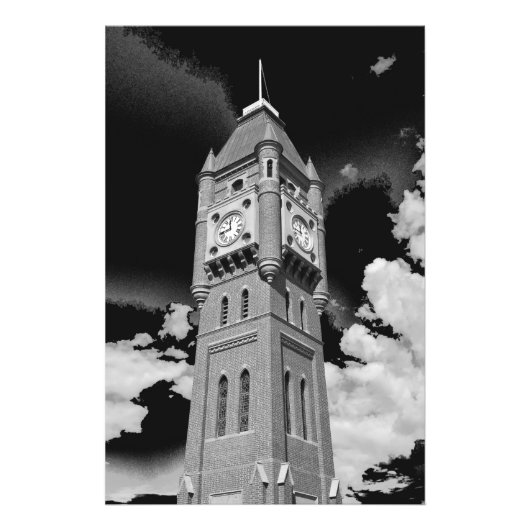 Camperdown Clock Tower Bewaker van de Tijd Foto Afdruk (Voorkant)