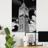 Camperdown Clock Tower Bewaker van de Tijd Poster (Thuiskantoor)