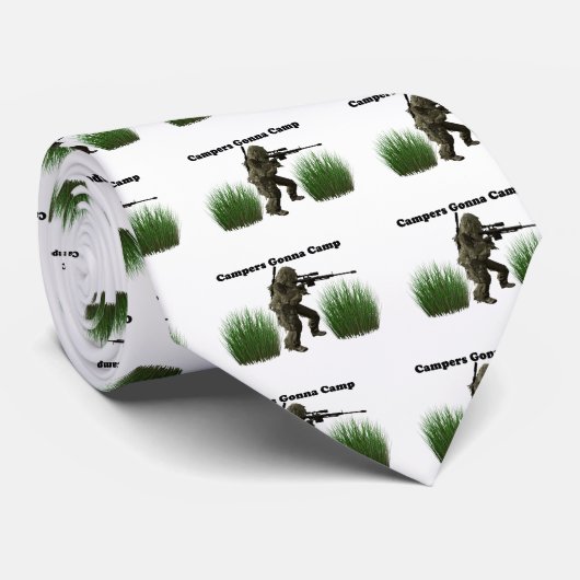 Campers Gonna Camp Stropdas (Opgerold)