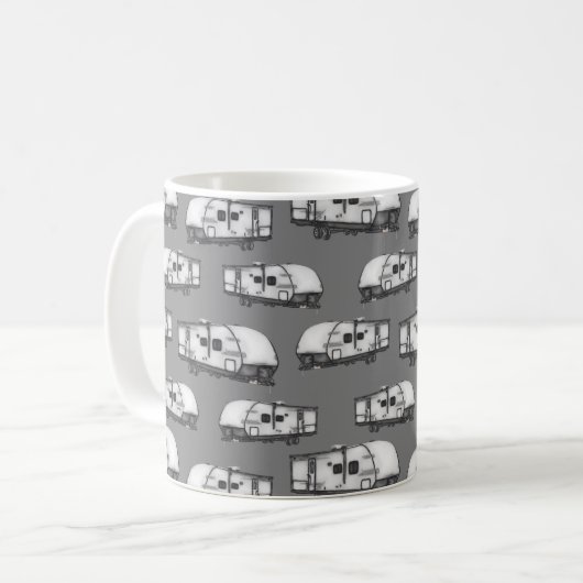 Campers - Gray Coffee Mug (Devant gauche)