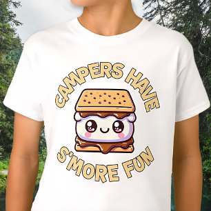 Campers hebben S'more fun Punny Kawaii T-shirt