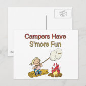 Campers hebben S'r plezier Briefkaart (Voorkant / Achterkant)