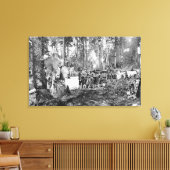 Campers Posing Canvas Afdruk (Insitu (Woonkamer))