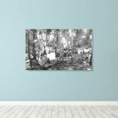 Campers Posing Canvas Afdruk (Insitu (Houten vloer))