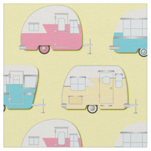  Campers RV Retro Camping Stof
