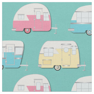  Campers RV Retro Camping Stof