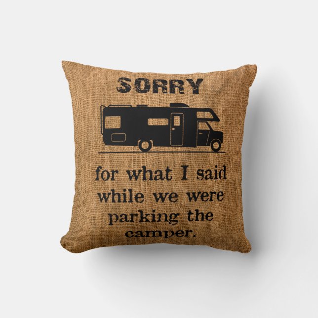 Campeur ou coussin de Motorhome (Recto)