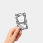 Campeurs personnalisés - Badge Gris (Manuel / portable)