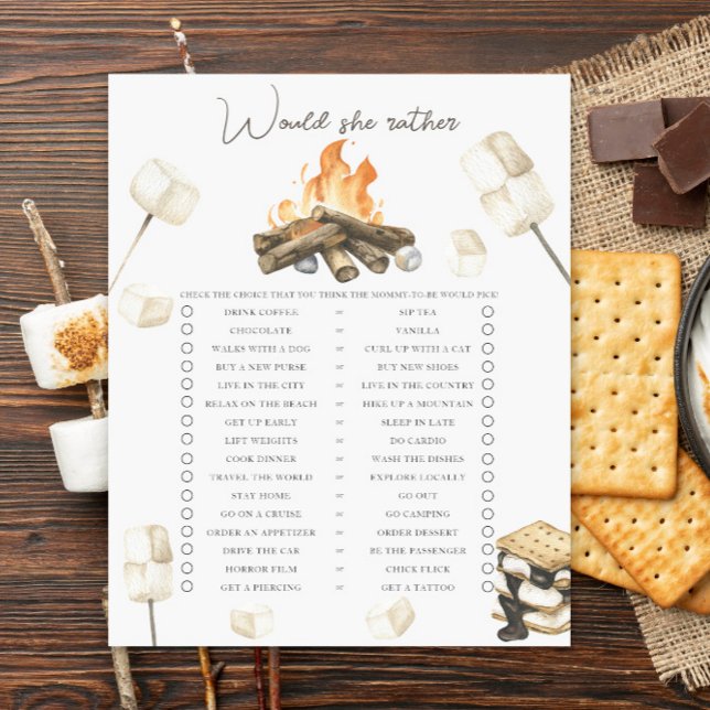 Campfire Baby shower Zou ze liever (Creator heeft geüpload)