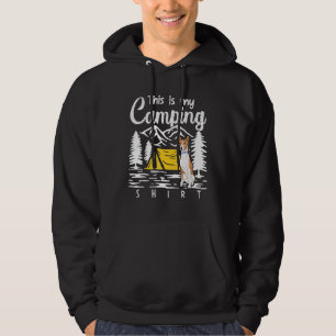 Campfire Basenji Dit is mijn kamp Hoodie