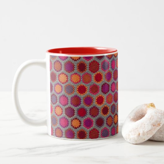 Campfire Blanket 11 oz Two-Tone Mok (Met donut)