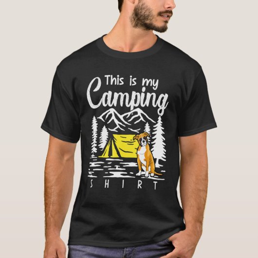 Campfire Boxer dit is mijn kamp T-shirt (Voorkant)