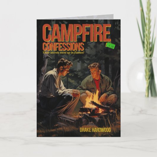 Campfire Confessions Pulp Fiction Carte de voeux (Devant)