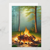 Campfire en Forest Kaart (Voorkant / Achterkant)