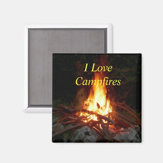 Campfire Magnet Magneet (Voorkant / Achterkant)