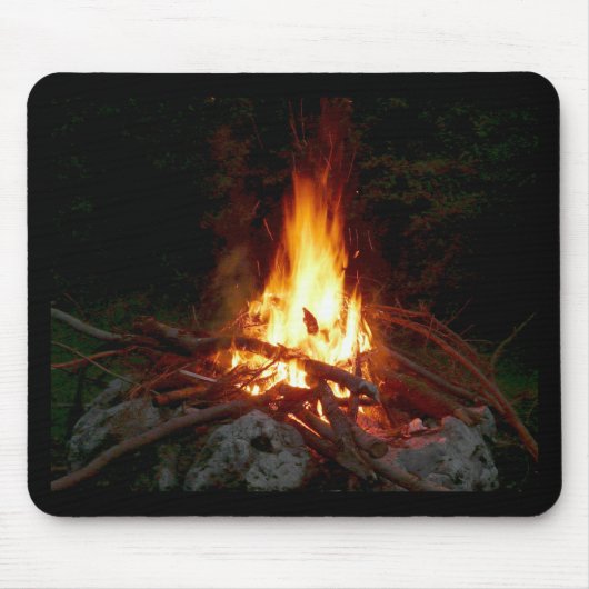 Campfire Mousepad Muismat (Voorkant)