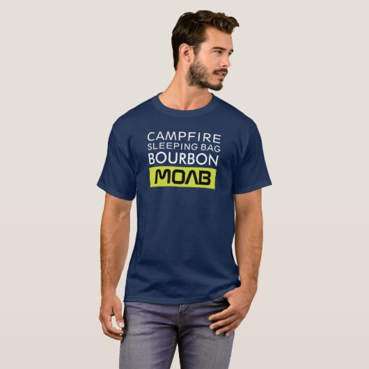 Campfire Sleeping Bag Bourbon Moab T-shirt (Voorkant volledig)
