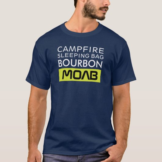 Campfire Sleeping Bag Bourbon Moab T-shirt (Voorkant)