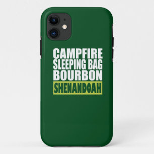 Campfire Sleeping Bag Bourbon Shenandoah iPhone 11 Hoesje