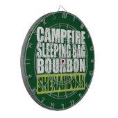 Campfire Sleeping Bag Bourbon Shenandoah Dartbord (Voorkant Links)