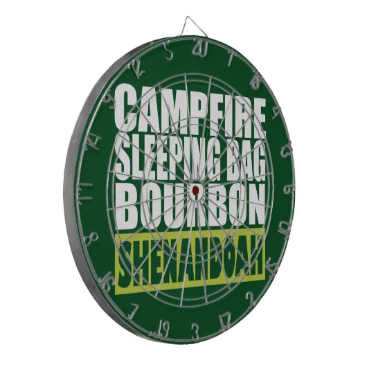 Campfire Sleeping Bag Bourbon Shenandoah Dartbord (Voorkant Links)
