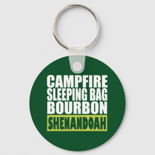 Campfire Sleeping Bag Bourbon Shenandoah Sleutelhanger