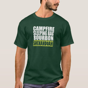 Campfire Sleeping Bag Bourbon Shenandoah T-shirt