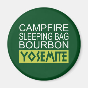 Campfire Sleeping Bag Bourbon Yosemite Magneet