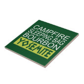 Campfire Sleeping Bag Bourbon Yosemite Tegeltje (Zijkant)