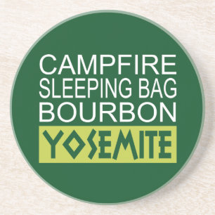Campfire Sleeping Bag Bourbon Yosemite Zandsteen Onderzetter