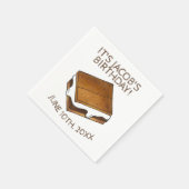 Campfire S'mores Marshmallow Smores Birthday Party Servet (Hoek)