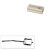 Campfire Smores Roasted Marshmallow op Stick Camp Rubberstempel (Gestempeld)