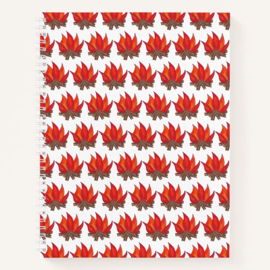 Campfire Toasted Marshmallow Fire Notitieboek (Voorkant)