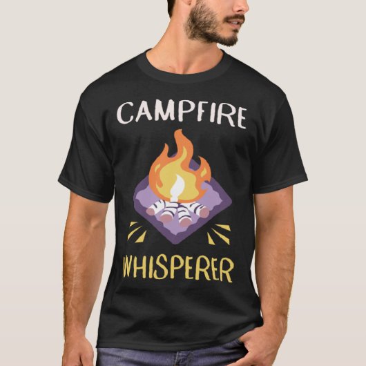 Campfire Whisperer Camping  Campfire  1 T-shirt (Voorkant)